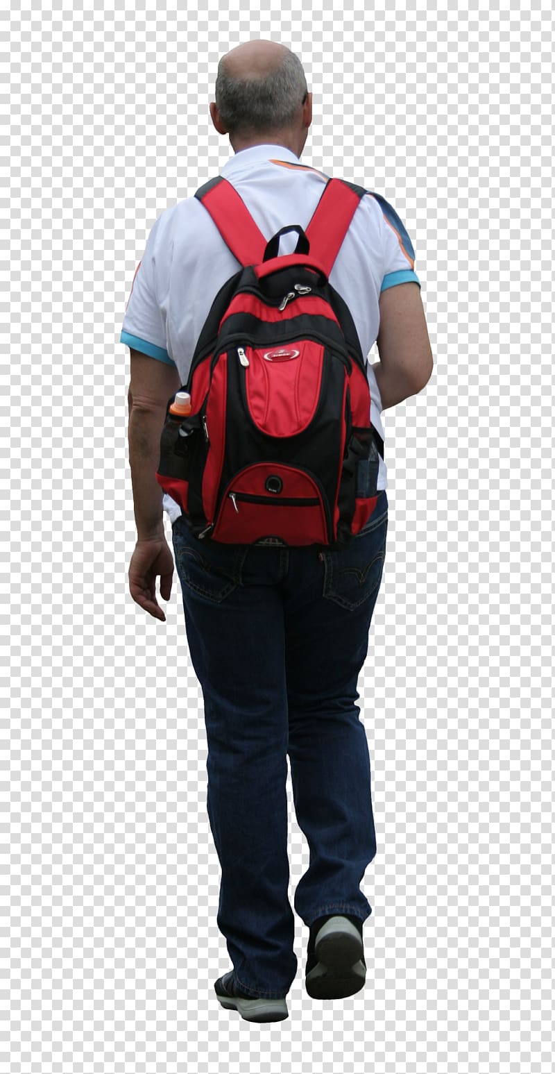 Backpack Camera Scape, OLD MAN transparent background PNG clipart