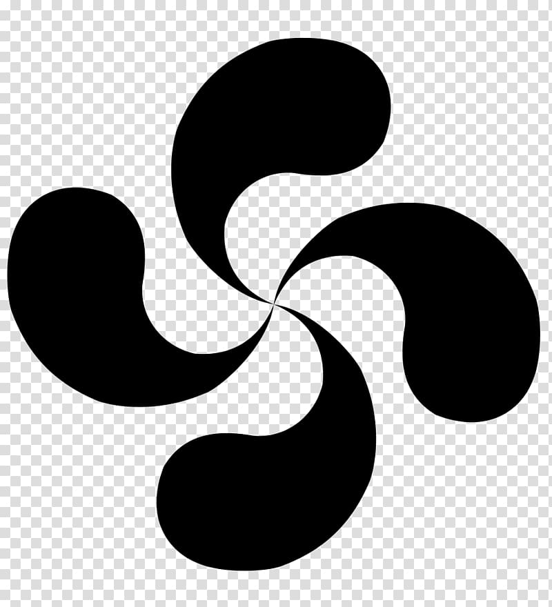 Basque Country Lauburu Swastika Symbol Cross, symbol transparent background PNG clipart