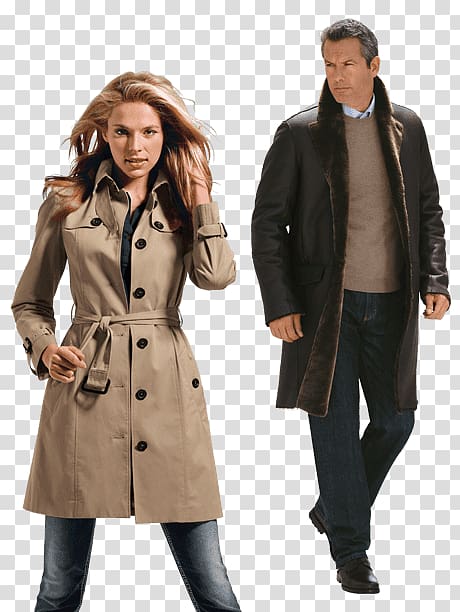 Trench coat Overcoat Fashion, fashion waistcoat transparent background PNG clipart