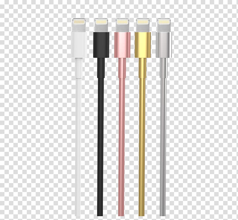 Electrical cable Lightning iPhone MFi Program Apple, lightning transparent background PNG clipart