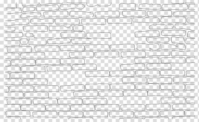Black and white Monochrome Rectangle Area Brick, wall transparent background PNG clipart