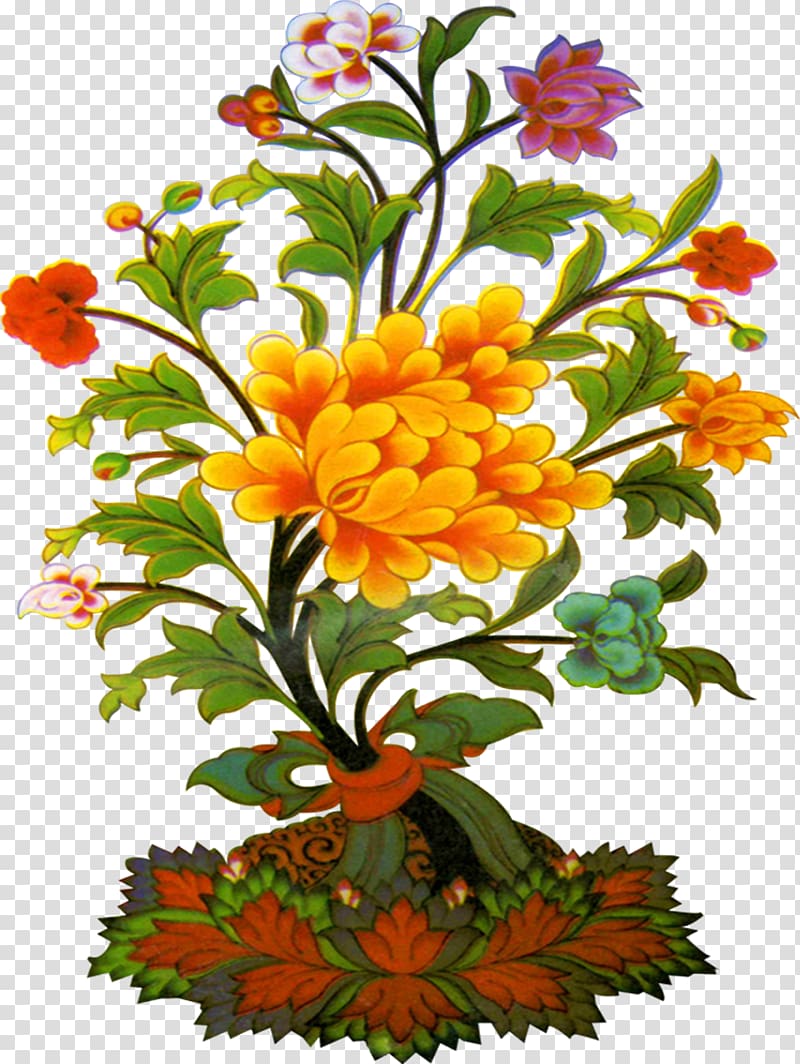 Tibetan people Floral design Ashtamangala, Tibetan Eight Auspicious buckle clip Free HD transparent background PNG clipart