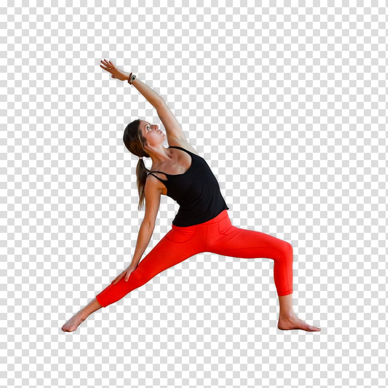 Virabhadrasana I Yoga Stretching Exalted Warrior Arm, Yoga transparent background PNG clipart