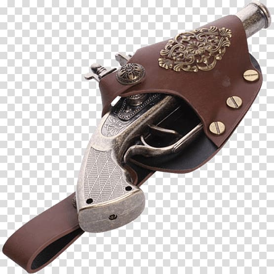 Firearm Flintlock Weapon Steampunk Rifle, Gun Holsters transparent background PNG clipart