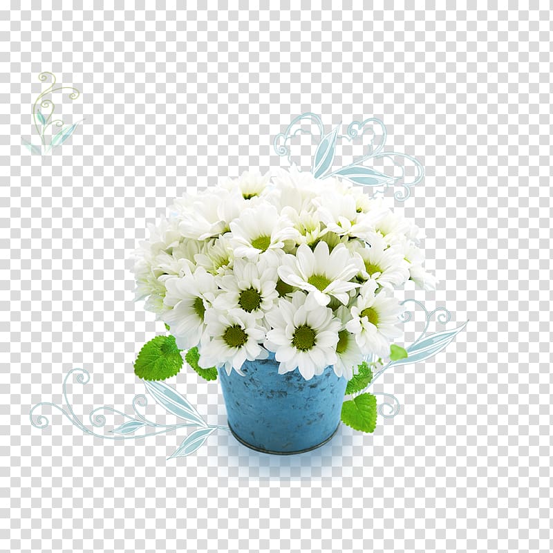 Flower , Vase of white flowers transparent background PNG clipart