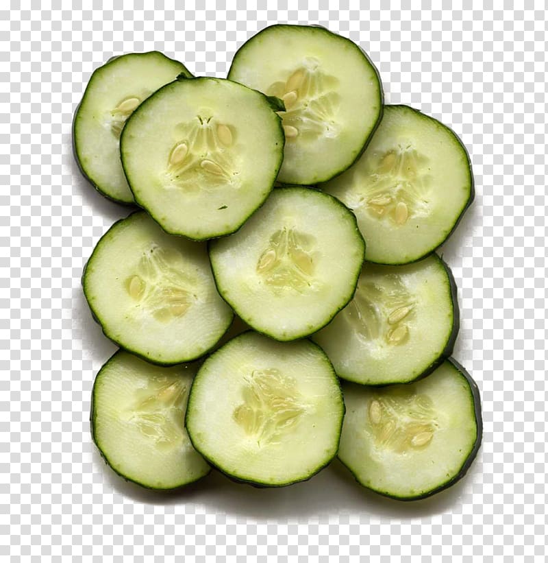 Cucumber Seed Vegetable Zucchini Apple cider vinegar, Beauty cucumber slices transparent background PNG clipart