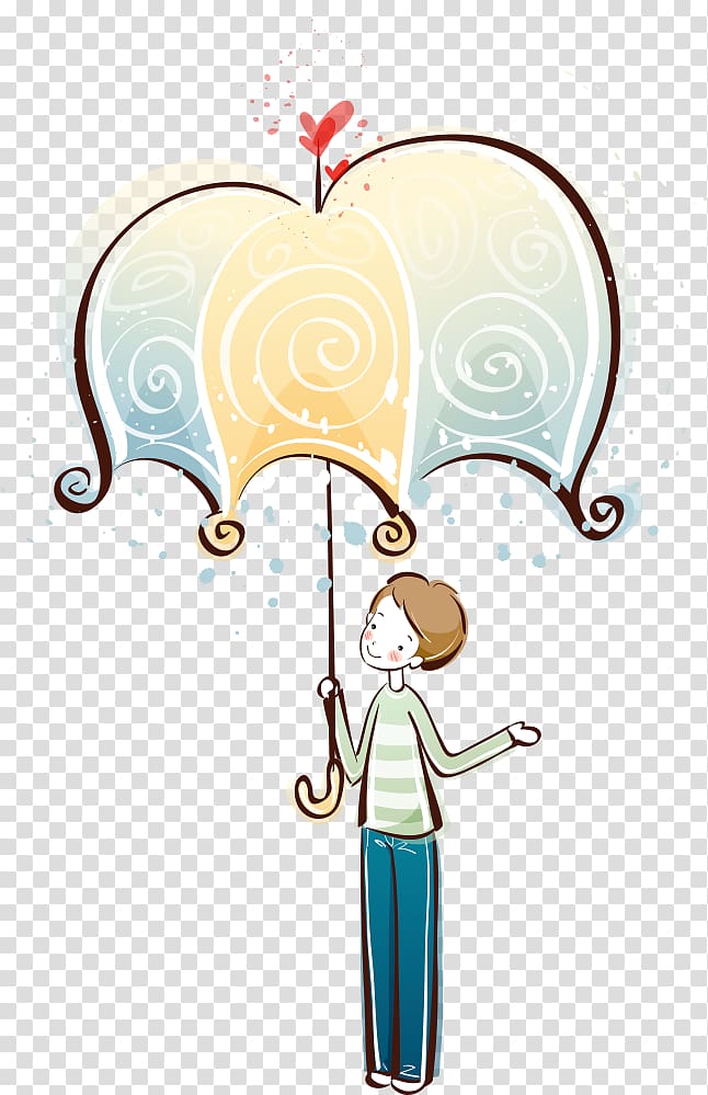 Samsung Galaxy Note 3 Cartoon , Umbrella boy transparent background PNG clipart