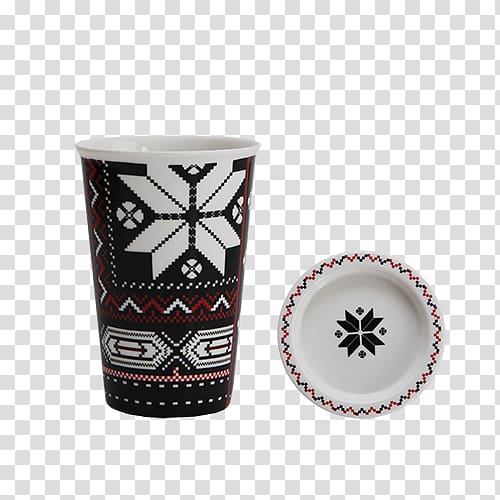 Coffee cup sleeve Ceramic Cafe Mug, pattern mug transparent background PNG clipart