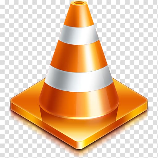 VLC media player macOS Microsoft Windows , Orange cones transparent background PNG clipart