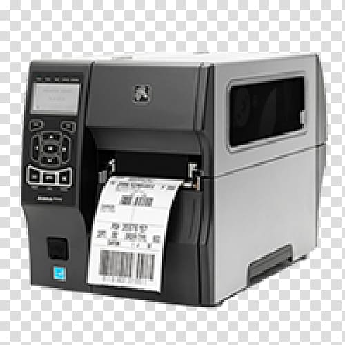 Label printer Zebra Technologies Thermal-transfer printing, printer transparent background PNG clipart