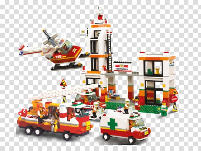 LEGO Construction set Toy block Fire, LEGO Ambulance Station transparent background PNG clipart