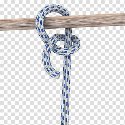 Rope Knot Round turn and two half-hitches Half hitch, draw Tie transparent background PNG clipart