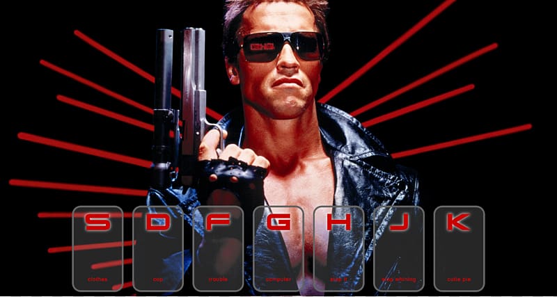 Arnold Schwarzenegger Sarah Connor The Terminator Skynet, terminator transparent background PNG clipart