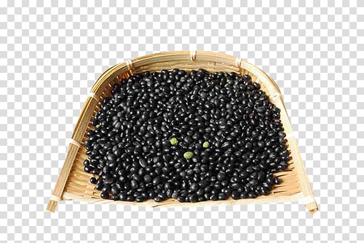 Cereal Seed Black turtle bean Mung bean sprout, Bordeaux in the black beans material transparent background PNG clipart