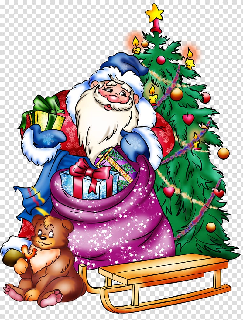 Ded Moroz Snegurochka Holiday Old New Year, christmas transparent background PNG clipart
