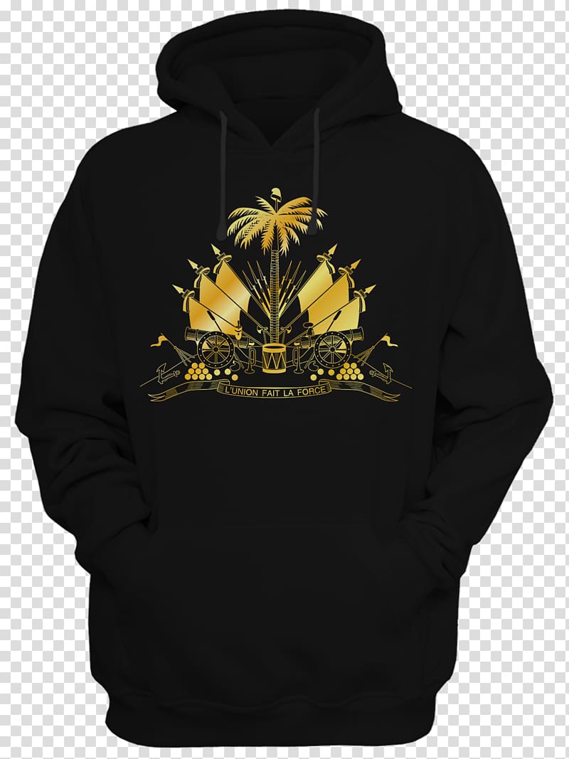 Hoodie T-shirt Clothing Bluza, GOLD Coat Of Arms transparent background PNG clipart