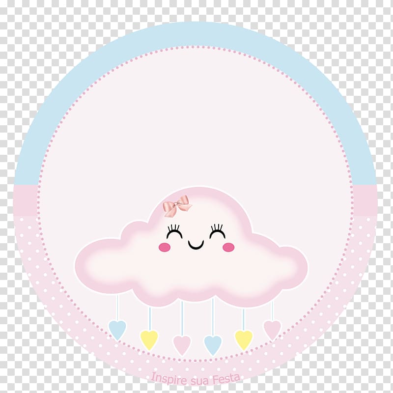 pink cloud illustration, Rain Blessing Printing Love Baby shower, topper transparent background PNG clipart