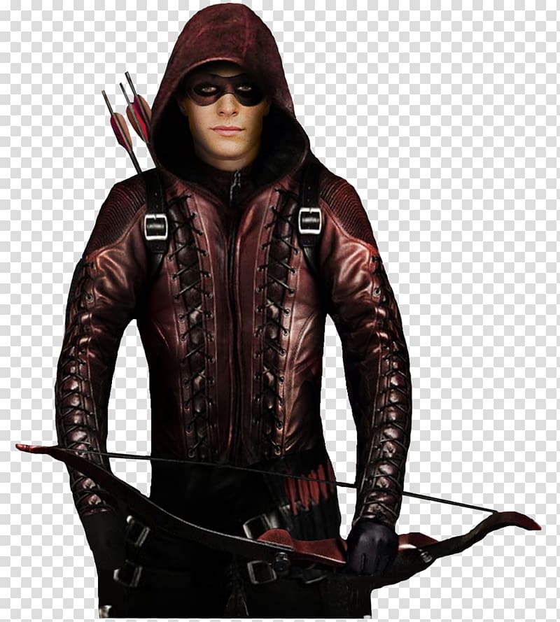 Green Arrow Roy Harper Hoodie Colton Haynes, red arrow transparent background PNG clipart