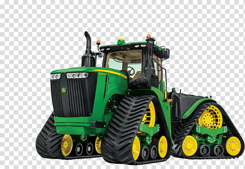 John Deere Case IH Four-Track Tractor Agriculture, tractor transparent background PNG clipart