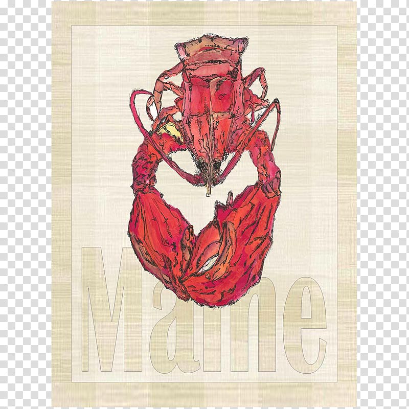 American lobster Maine Cuisine of the United States Metal, lobster transparent background PNG clipart
