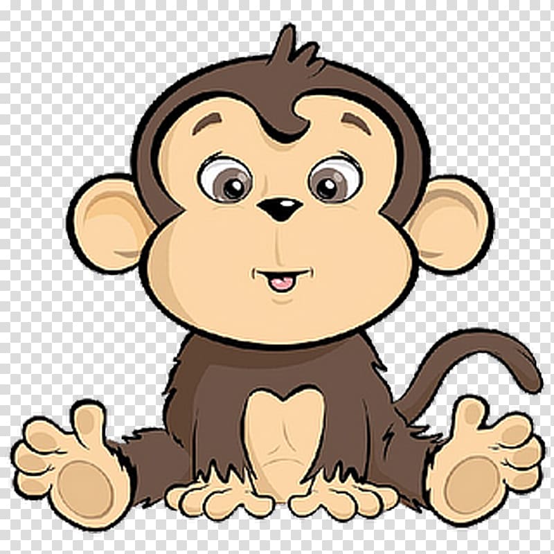 Cartoon Baby Monkeys , monkey transparent background PNG clipart