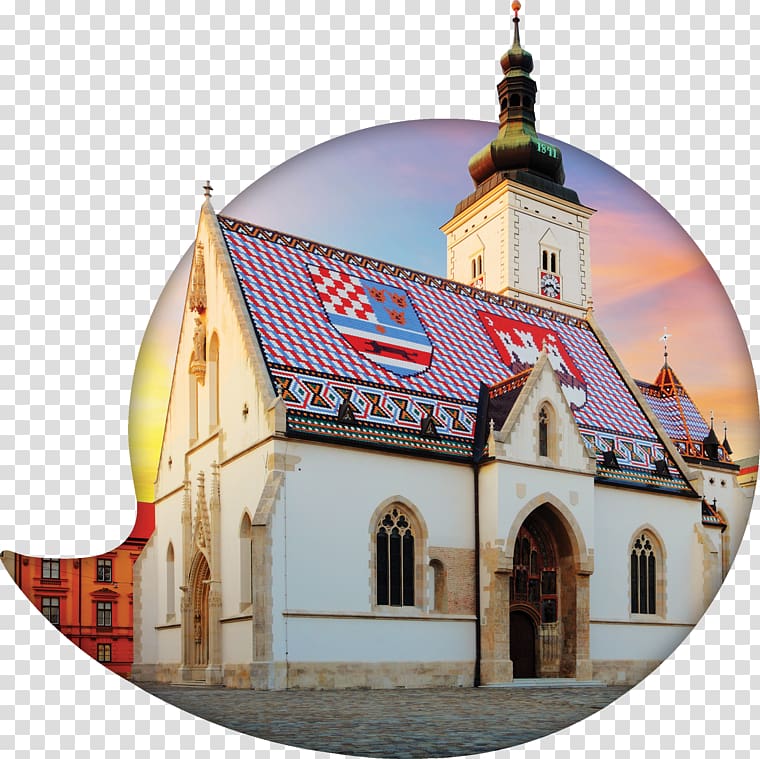 St. Mark's Church, Zagreb St. Mark's Square Zagreb Cathedral Mirogoj Cemetery, Church transparent background PNG clipart