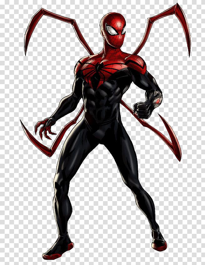 The Superior Spider-Man Dr. Otto Octavius Venom Marvel: Avengers Alliance,  iron spiderman transparent background PNG clipart | HiClipart