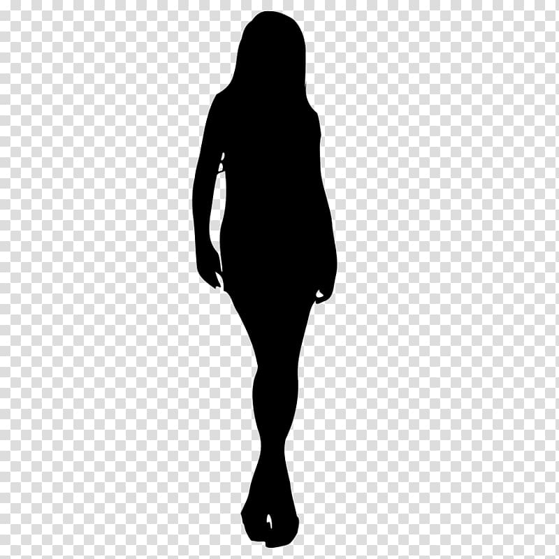 Silhouette Woman , applause transparent background PNG clipart