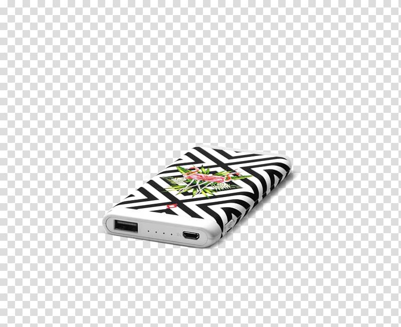 Baterie externă Battery charger Electric battery Smartphone AC adapter, Flamingos Printing transparent background PNG clipart