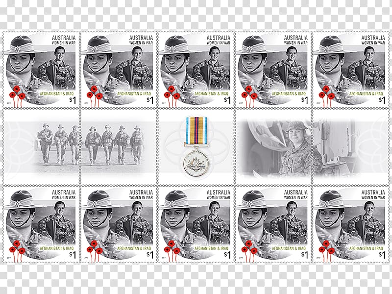 Women in war Postage Stamps Post Office, iraqi passport transparent background PNG clipart