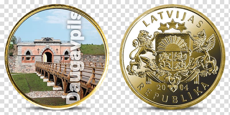 Latvian lats Commemorative coin Bank of Latvia, namam transparent background PNG clipart