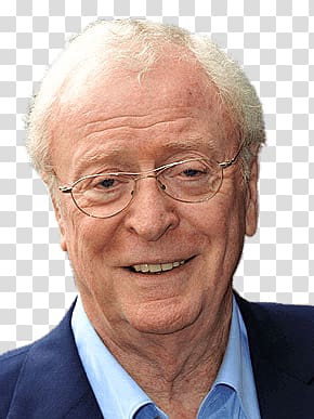 man's face, Michael Caine transparent background PNG clipart