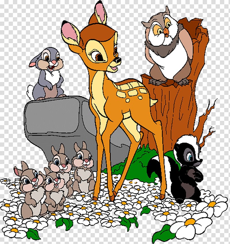 Thumper Bambi\'s Mother , design transparent background PNG clipart