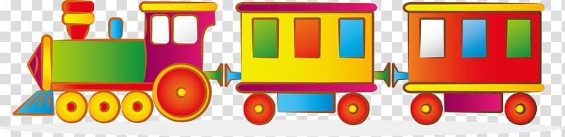 multicolored train illustration, Toy Cartoon Child , cartoon little toy train transparent background PNG clipart
