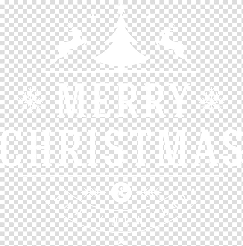 Black and white Angle Point Pattern, Merry Christmas Stamp transparent background PNG clipart