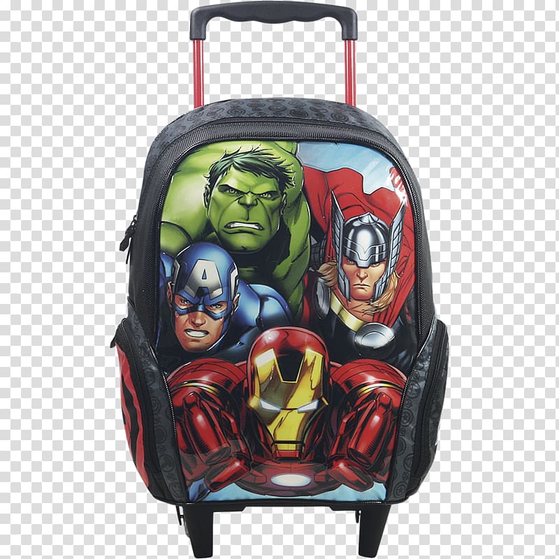 Backpack The Avengers film series School Thor, backpack transparent background PNG clipart