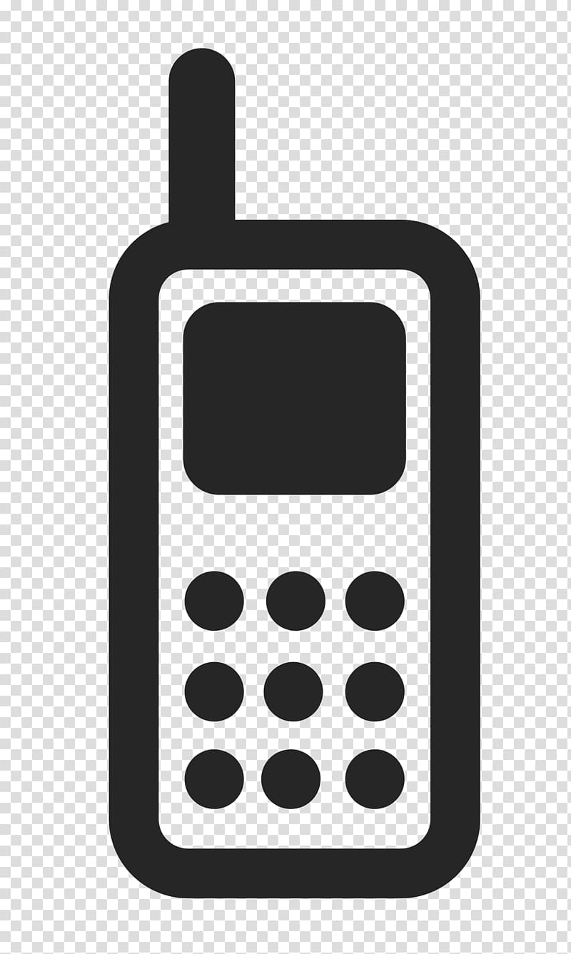 cell phone clipart black and white