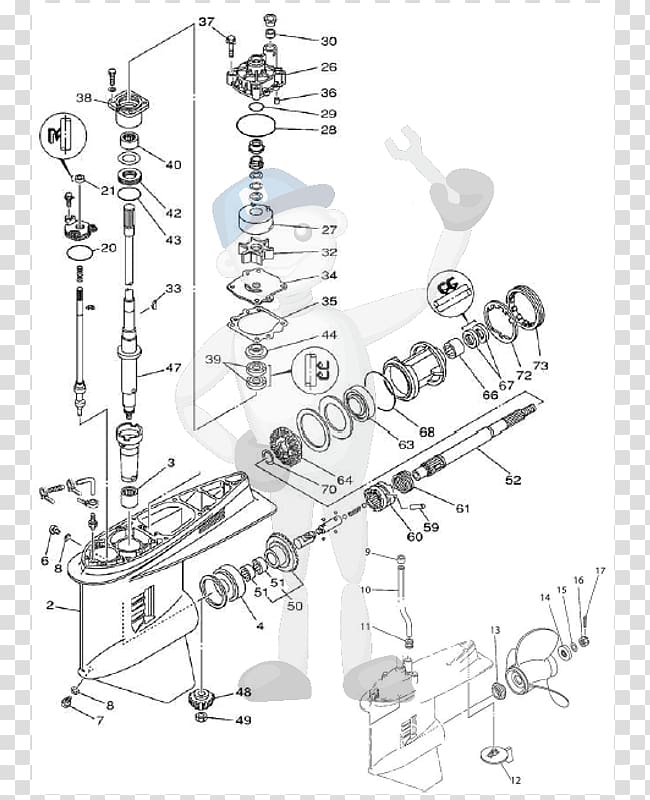 Yamaha Motor Company Yamaha RX 115 Outboard motor Yamaha Corporation Sterndrive, engine transparent background PNG clipart