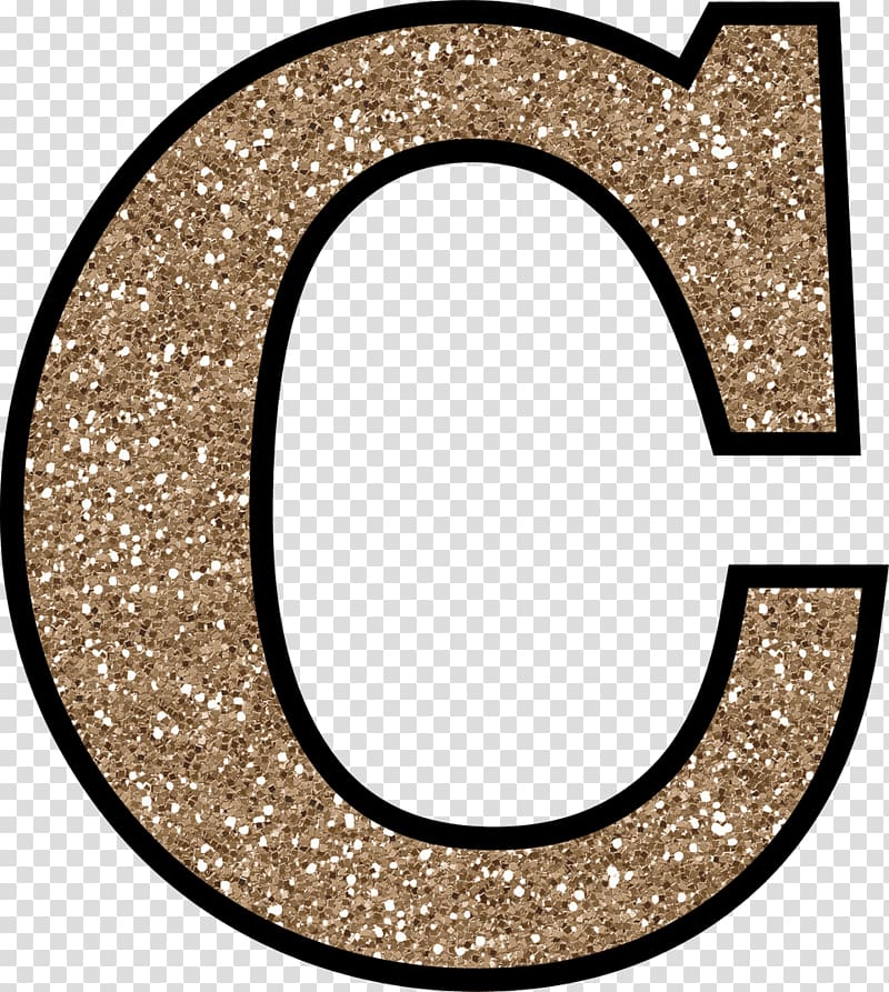 gold and black C text, Glitter Alphabet Letter C, letter C transparent background PNG clipart