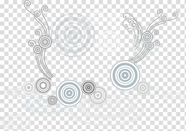 White Graphic design Circle Pattern, Shading circle transparent background PNG clipart