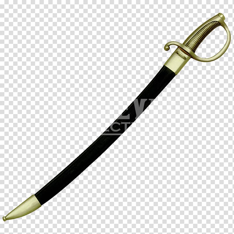 Scimitar Cutlass Sabre Sword Hilt, birthday posters transparent background PNG clipart