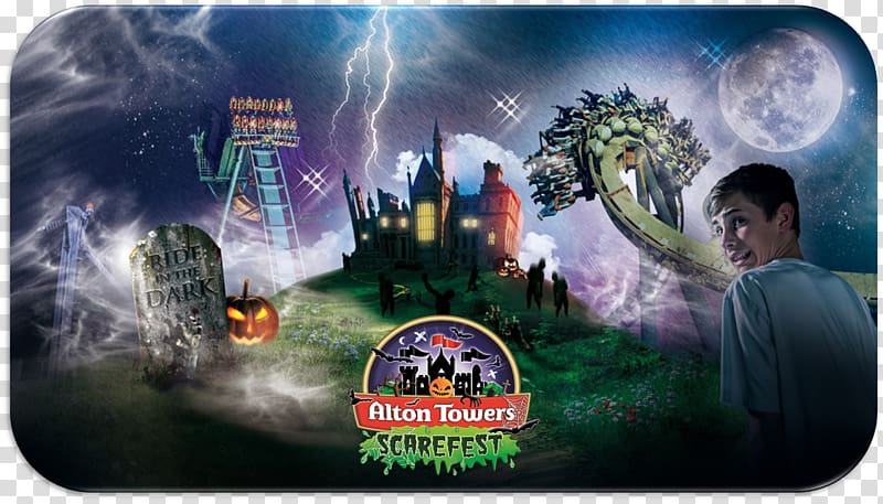 Thorpe Park Thirteen Merlin Entertainments Amusement park Rita, Halloween Poster transparent background PNG clipart