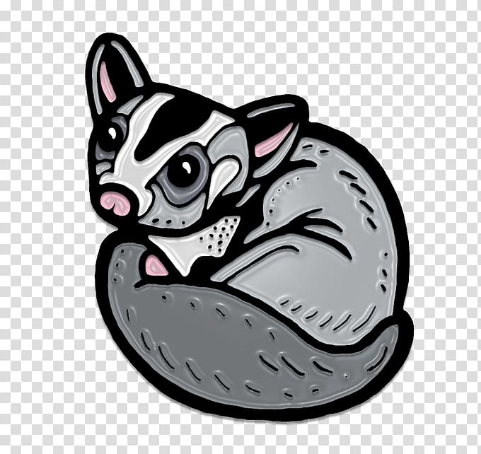 Whiskers Lapel pin Sugar glider Dog, Pin transparent background PNG clipart