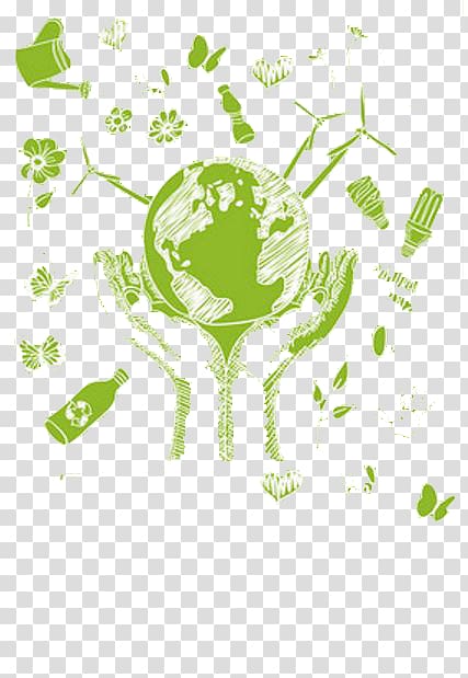 Earth Green Graphic design, Fill our green planet transparent background PNG clipart
