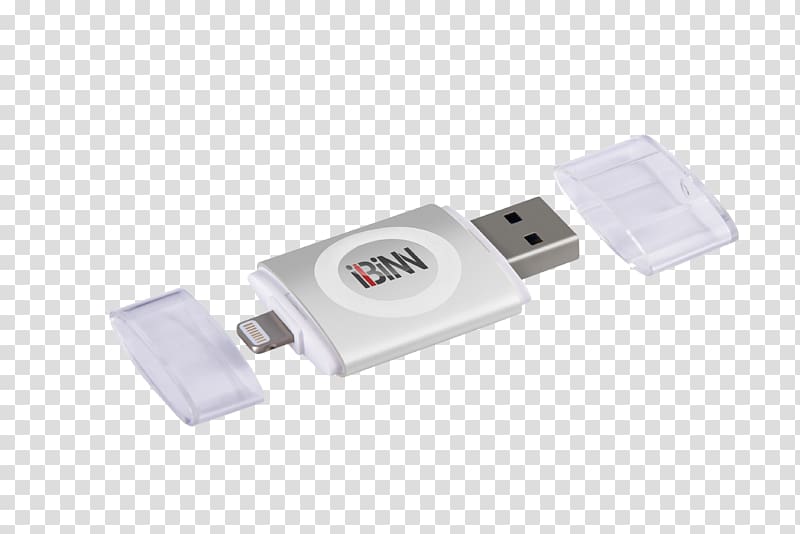 iPad mini USB Flash Drives Adapter Lightning USB 3.0, lightning transparent background PNG clipart