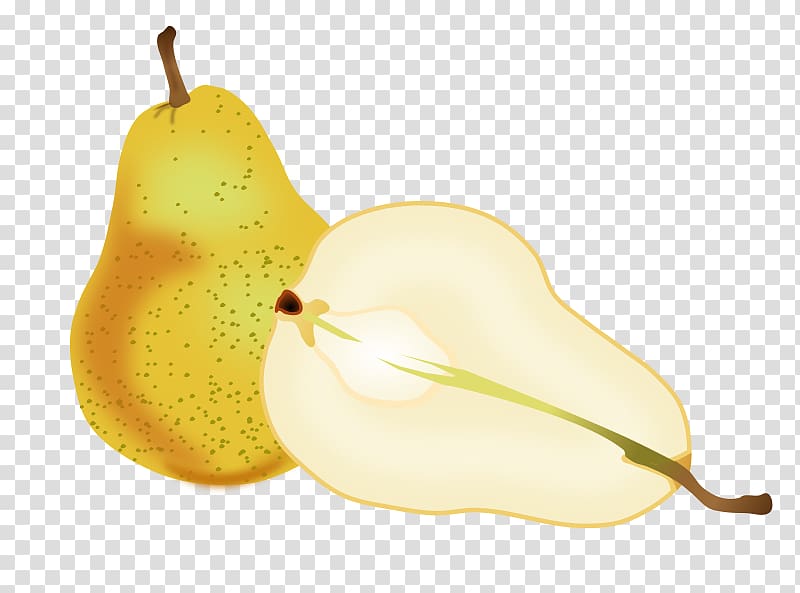 Crisp Fruit Asian pear , Pear Slices transparent background PNG clipart