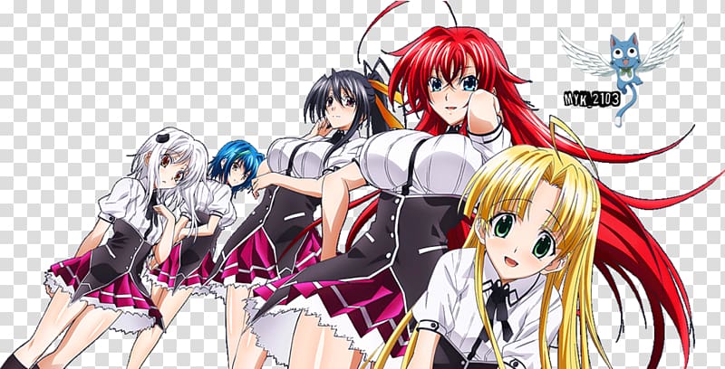 Rias Gremory High School DxD 4: Vampire of the Suspended Classroom Anime , Anime transparent background PNG clipart