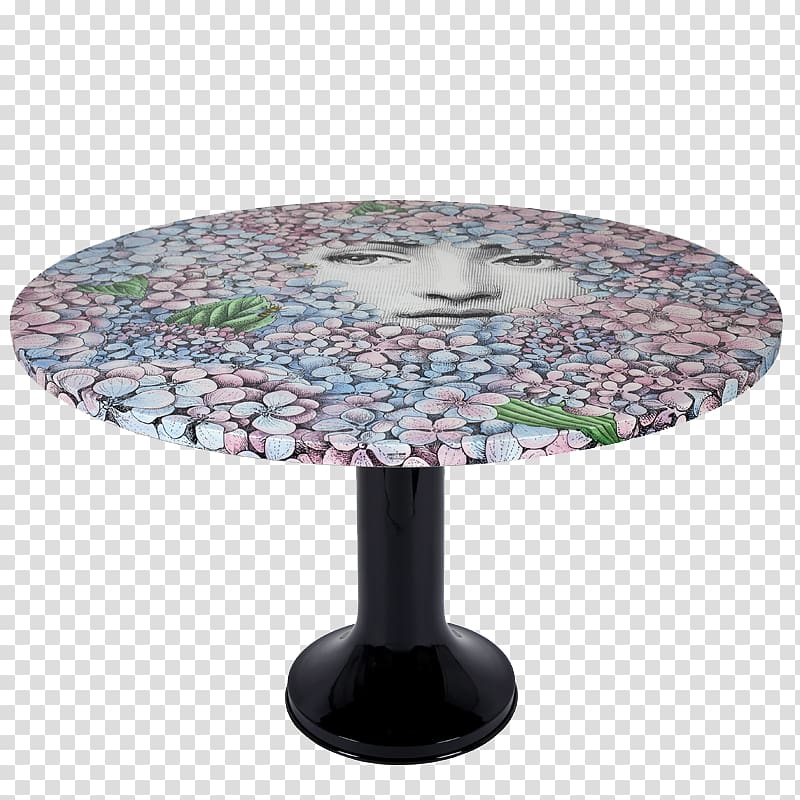 Table Chair Stool, hand painted hydrangea transparent background PNG clipart