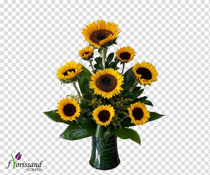 Common sunflower Floral design Cut flowers Vase Flower bouquet, jarron transparent background PNG clipart