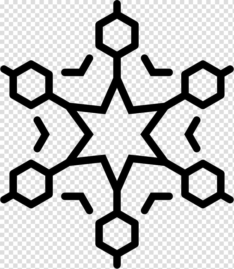 Snowflake Hexagon Symbol Computer Icons, Snowflake transparent background PNG clipart
